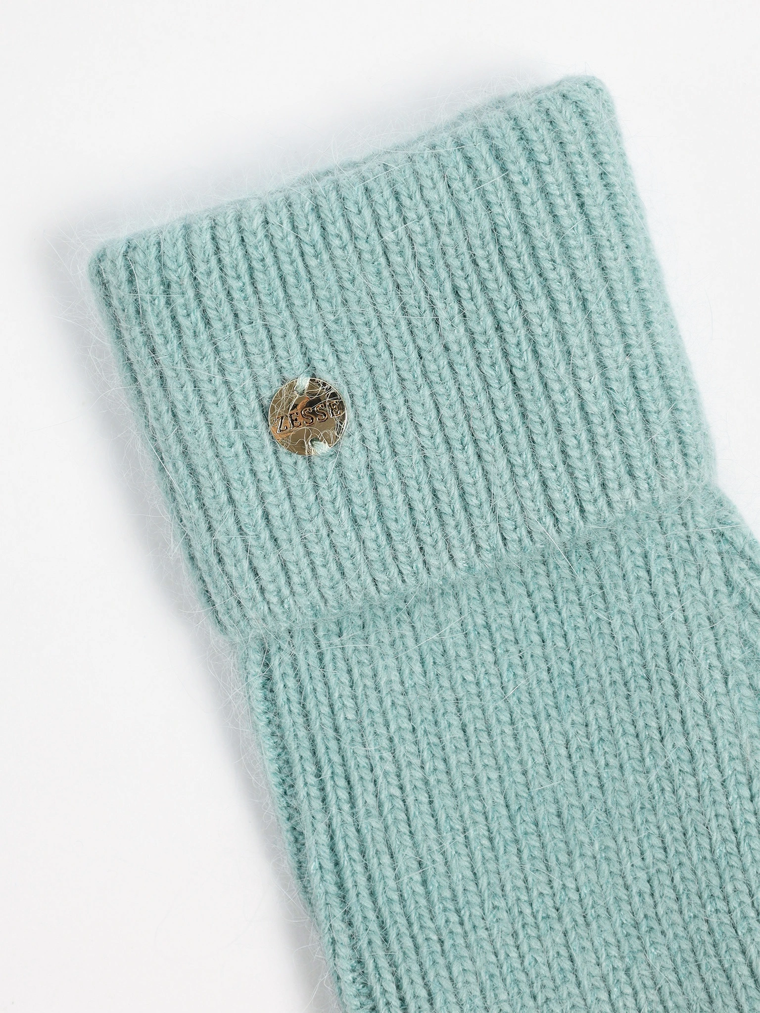 Варежки вязаные с отворотом в ассортименте